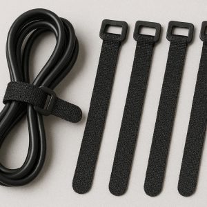 23 Fastening Cable Ties Reusable Nylon Cord Organizer Straps for Electronic Wire Bundling